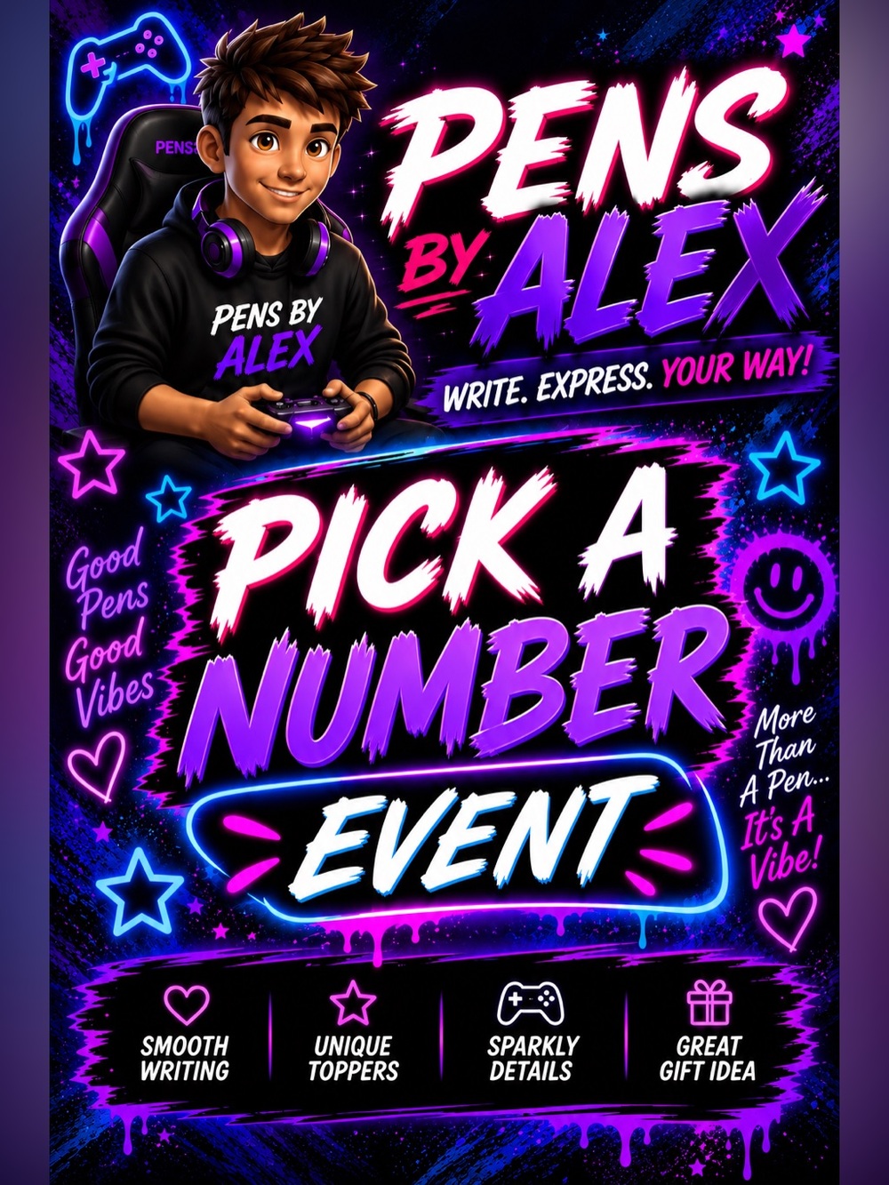 Pens By Alex Live Event